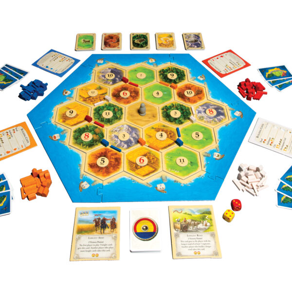 Game board from Catan