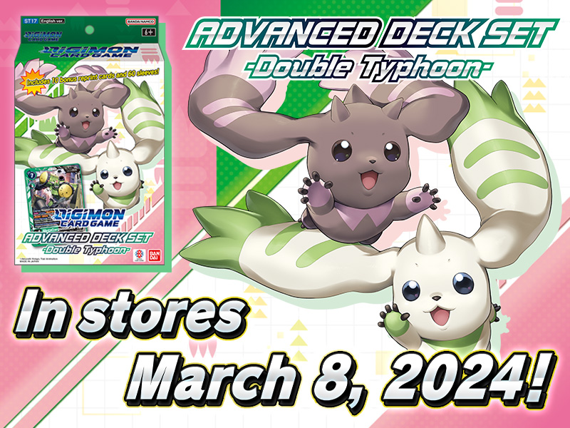 Digimon Double Thyphoon ST17 in stores March 8 2024