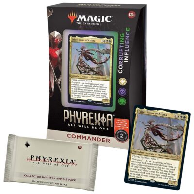 Phyrexia All Will Be One Commander Deck Corrupting Influence box