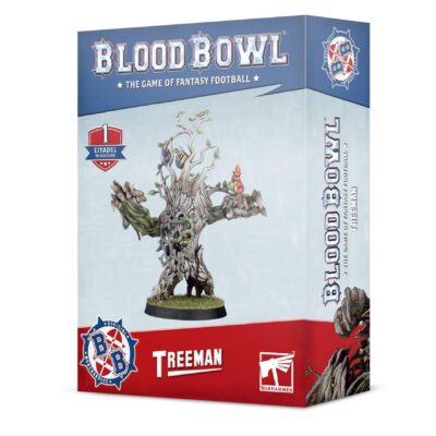 box cover for Treeman miniature set from Blood Bowl