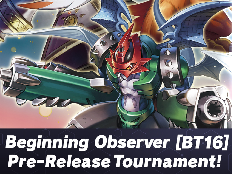Digimon Beginning Observer Pre-release