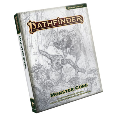 Cover for Pathfinder P2 Monster Core Sketch Cover