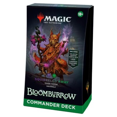 Cover of Bloomburrow Commander Deck Squirreled Away